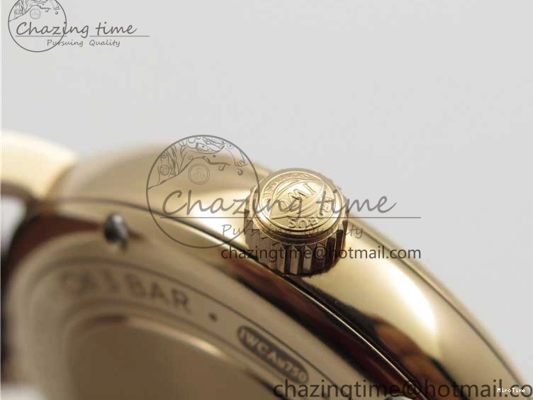 MIROTIME 0429 Portofino 37mm RG V7F 1:1 Best Edition Gray Dial on Deep Brown Leather Strap A SunProtective 7090